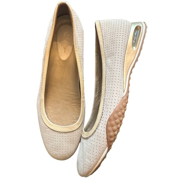 Cole Haan Nike Air Suede & Patent Leather Flats Size 9 - Picture 2 of 14